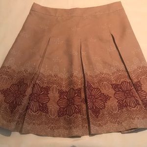 Flared Linen Skirt